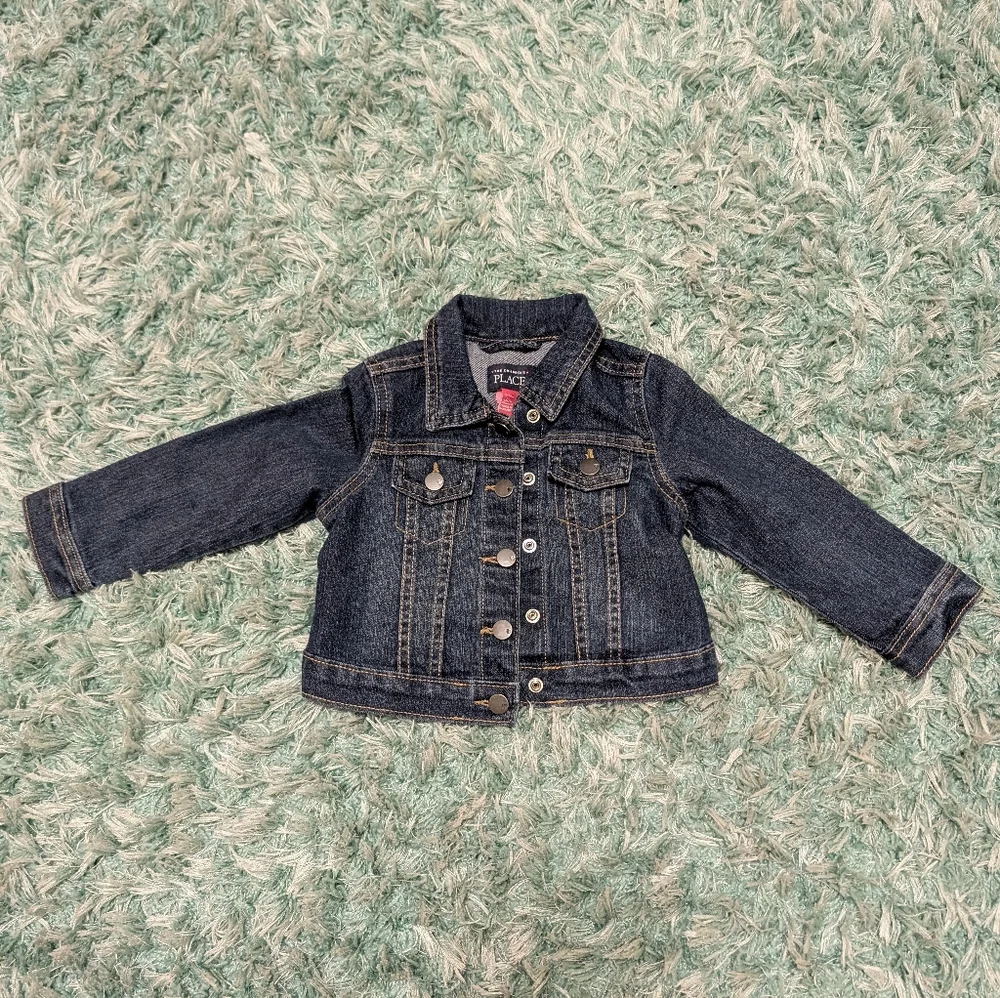The Children's Place Dark Blue Jean Jacket